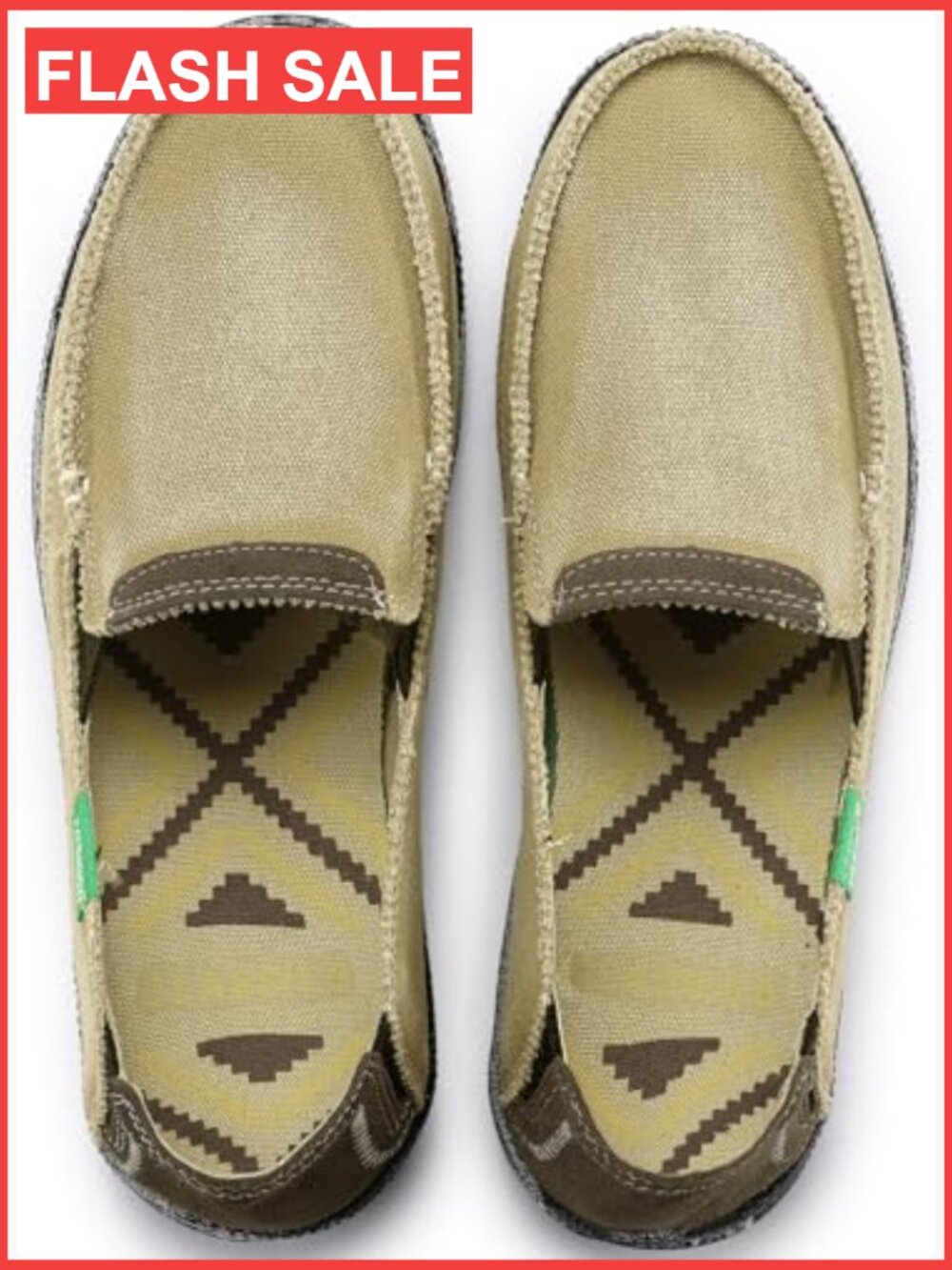 Mens Canvas Slip On Loafers Deck Shoes Casual Boat Shoes Zero Drop Vintage - Picture 6 of 7